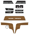 1971 Sno Jet Super Jet Wide Track Decal Kit