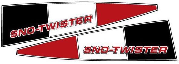 1976 Mercury Sno-Twister Liquid Hood Decals