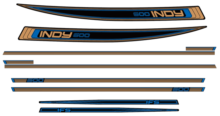 1984 Polaris Indy 600 Decals