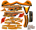 2005 Firecat F7 EFI Sno Pro Orange Decals