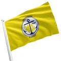Alaska State Counties and Cities USA United States of America Flag Banner