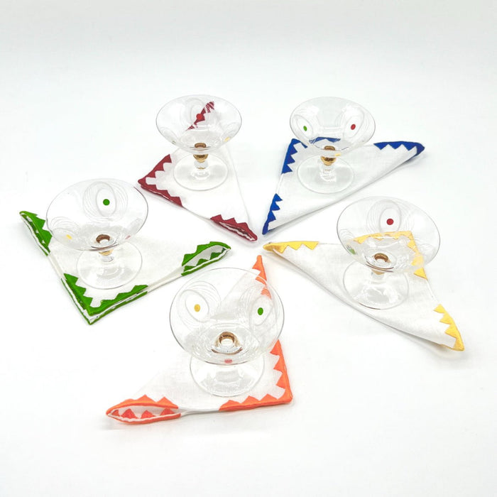 Anastasia Coasters - Yellow-Julia B. Casa