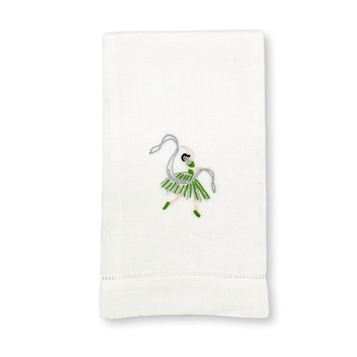 Ballerina Guest Towel - Green-Julia B. Casa