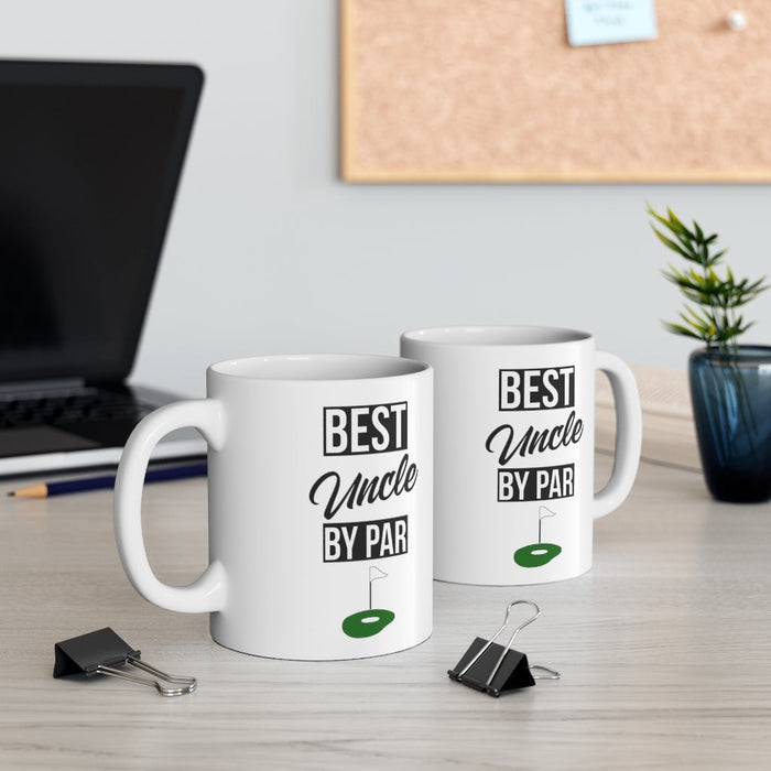 BEST UNCLE BY PAR Mug 11oz/15oz Golf Silly Gift Shipping Included