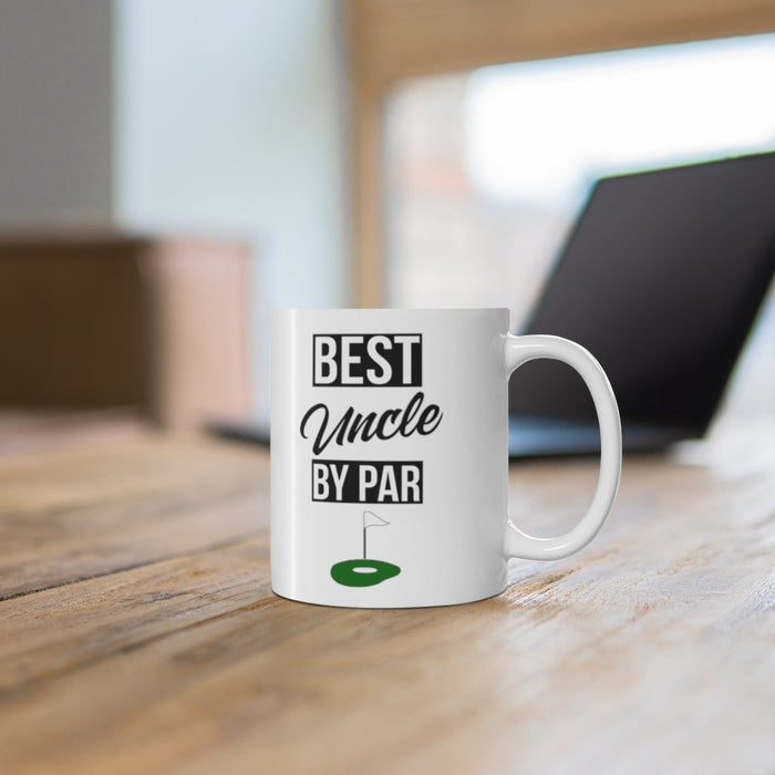 BEST UNCLE BY PAR Mug 11oz/15oz Golf Silly Gift Shipping Included