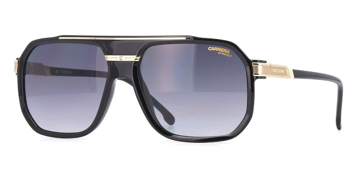 Boss 1077-S#colour_shiny-black-on-gold-grey-gradient-with-light-mirror
