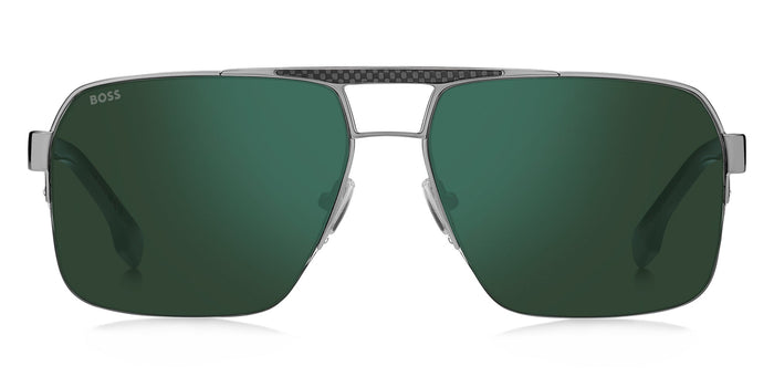 Boss 1767/S Grey/Green Mirror #colour_grey-green-mirror