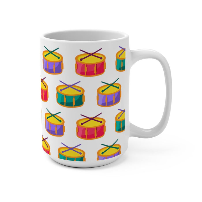Brightly Colored Snare Drums Mug 11oz/15oz Musician Gift Unisex Shipping Included