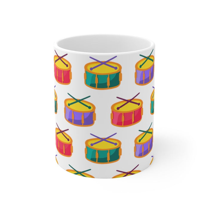 Brightly Colored Snare Drums Mug 11oz/15oz Musician Gift Unisex Shipping Included