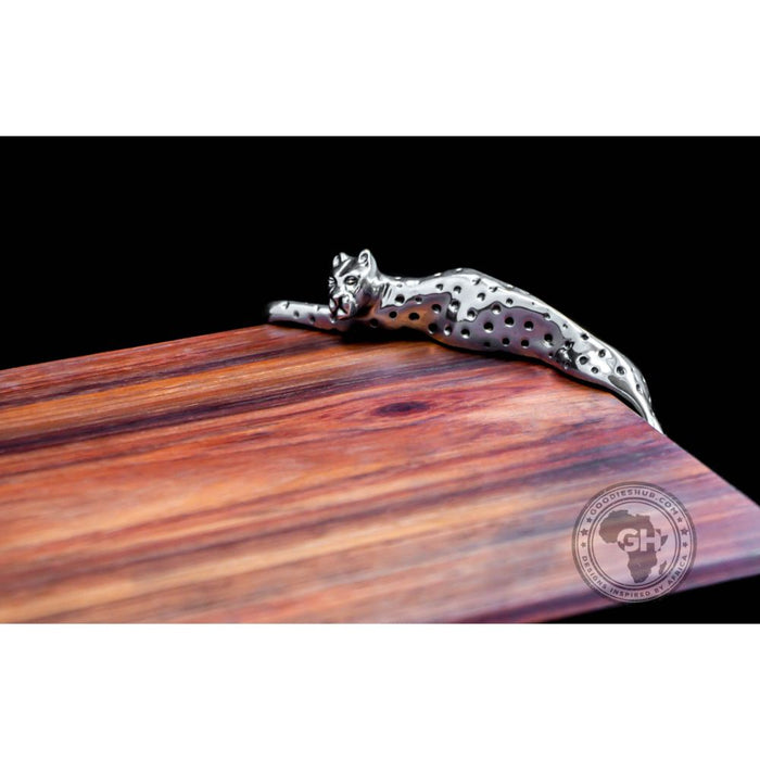 Cheese Board Small 22.5x17.5cm - Cheetah Africa Collection - Diana Carmichael