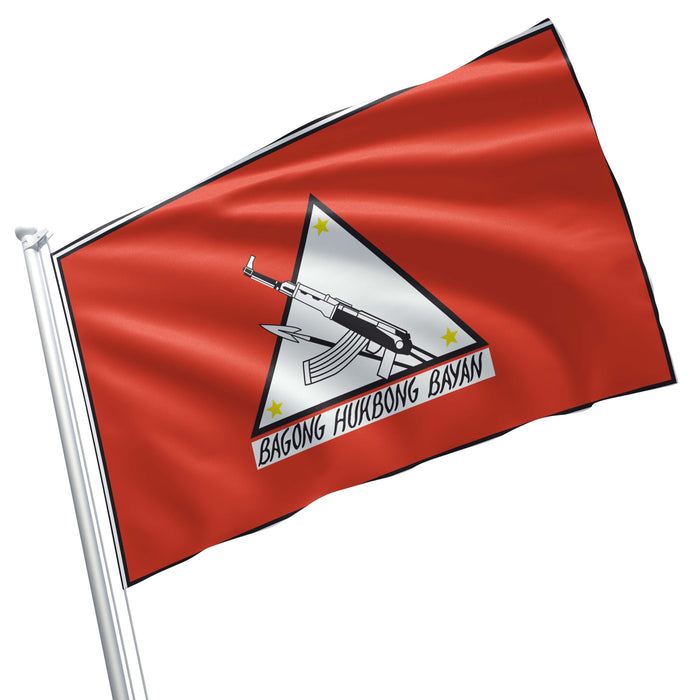 Communist Party of the Philippines – New People's Army NPA Bagong Hukbong Bayan Flag Banner