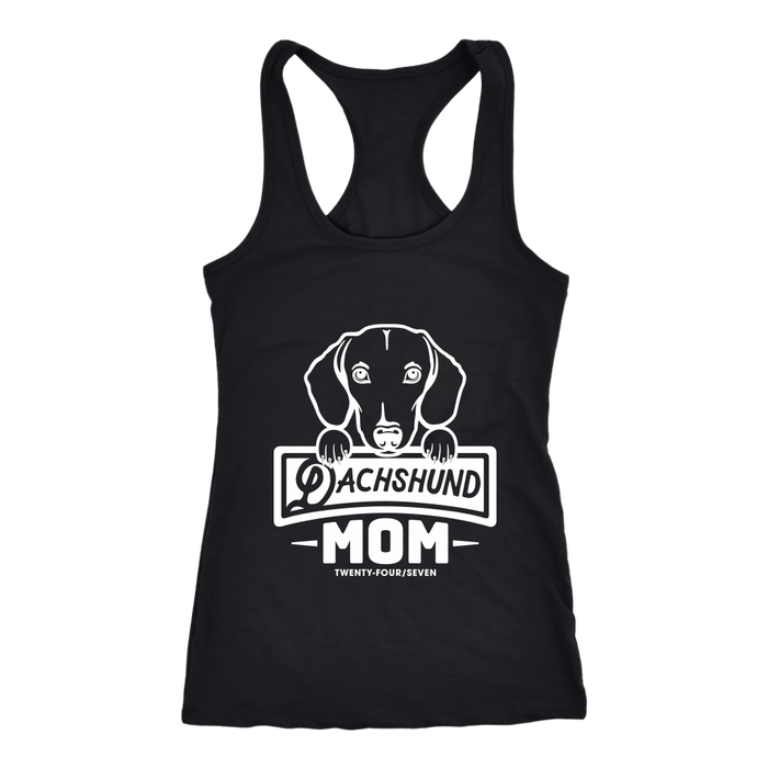 Dachshund Mom Ladies Racerback Tank Multi Colors Free Shipping