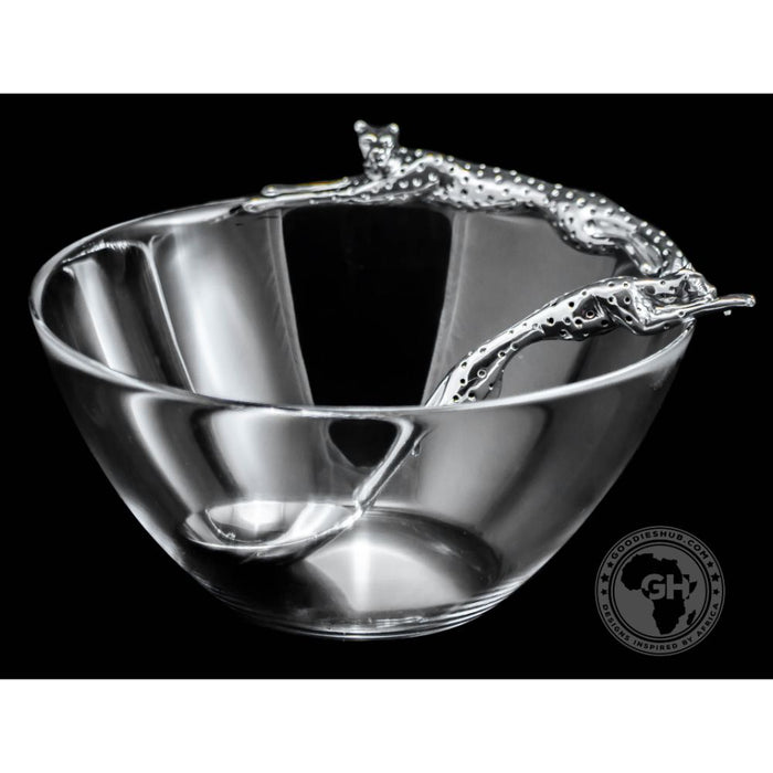 Dish 200mm Lying & Sauce Ladle Set - Cheetah Africa Collection - Diana Carmichael