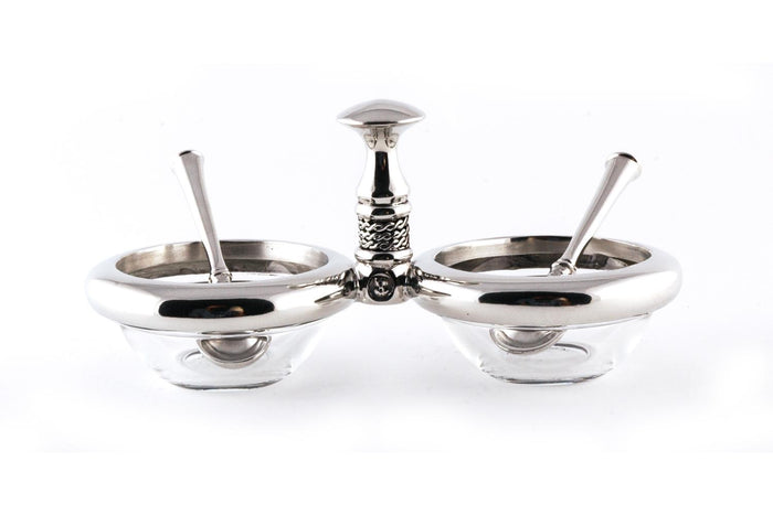Dish 2x60ml & 2xSalt Spoons Set - Noblesse Collection - Diana Carmichael