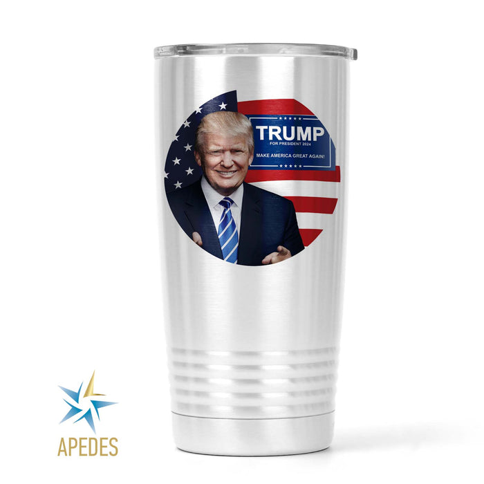 Donald Trump 2024 President USA Stainless Steel Tumbler 20 OZ