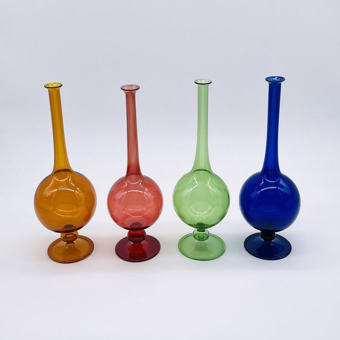 Gio Crystal Vase - Red-Julia B. Casa