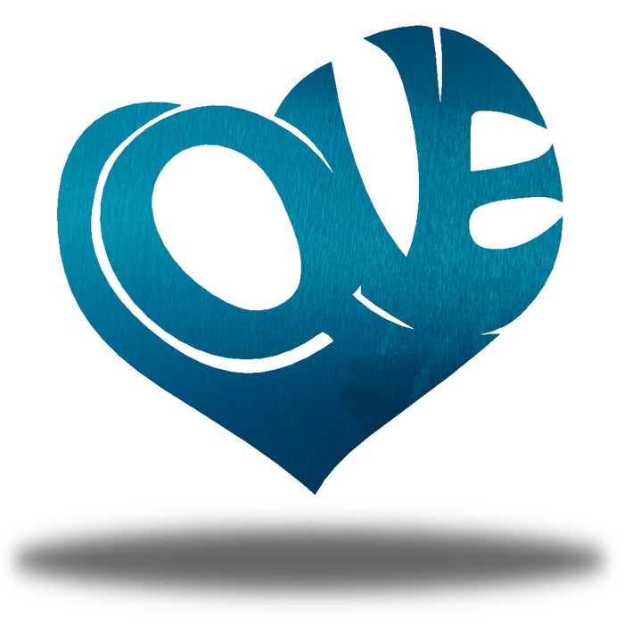 Groovy Kind of LOVE Heart, Laser Cut Steel Sign, Perfect Valentine's Gift in Multi Sizes & Colors