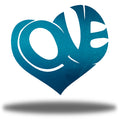 Groovy Kind of LOVE Heart, Laser Cut Steel Sign, Perfect Valentine's Gift in Multi Sizes & Colors
