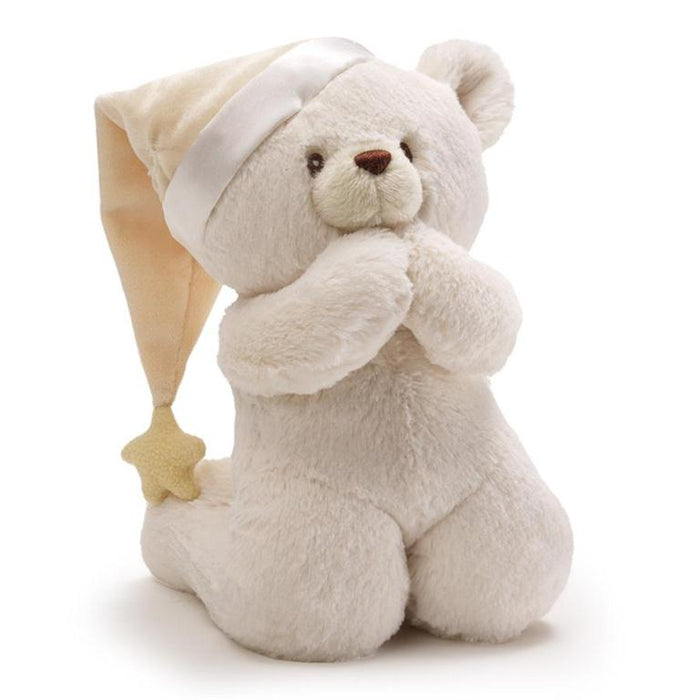 Gund - PRAYER BEAR SOUND TOY, 8 IN