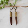 Howlite Spike Earrings
