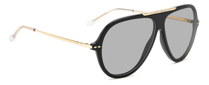 Isabel Marant IM 0162/S Black Gold/Grey #colour_black-gold-grey