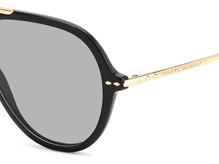 Isabel Marant IM 0162/S Black Gold/Grey #colour_black-gold-grey