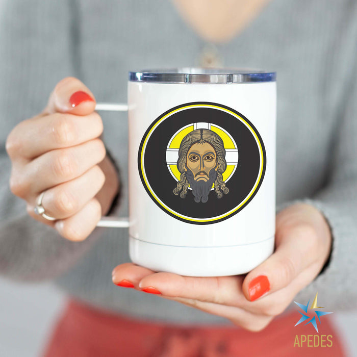 Khorugv Jesus Chistian Stainless Steel Travel Mug 13 OZ - Apedes Flags And Banners