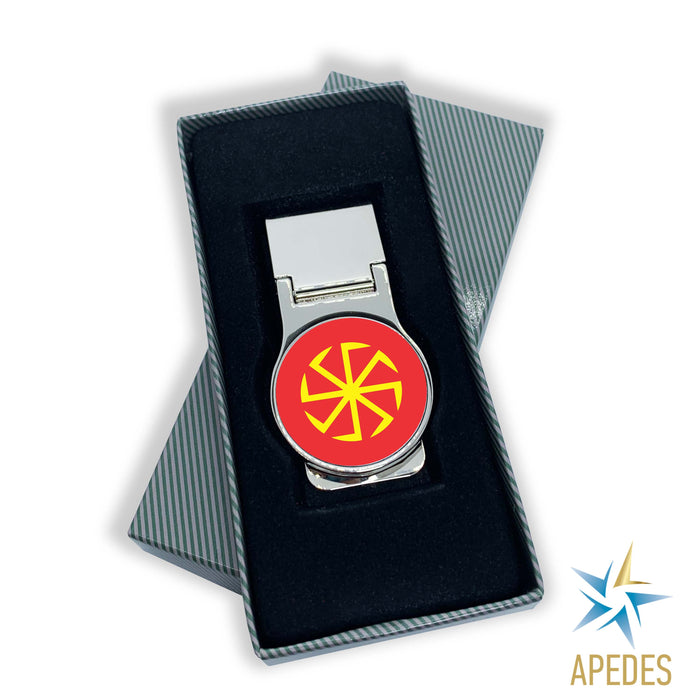 Kolovrat Slavic Solar Symbol Money Clip - Apedes Flags And Banners