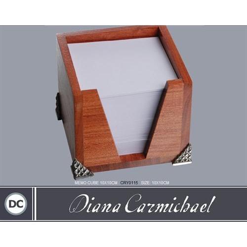 Memo Cube 10x10cm With Paper Refill - Crystal D'afrique - Diana Carmichael-GoodiesHub