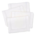 Milano Cocktail Napkins - White-Julia B. Casa
