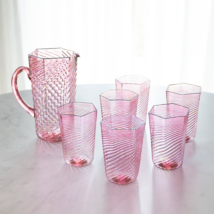 Murano Pitcher - Ruby