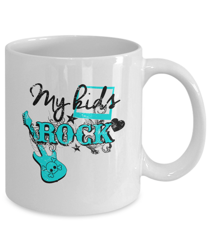 My Kids Rock Mug 11oz/15oz Shipping Included