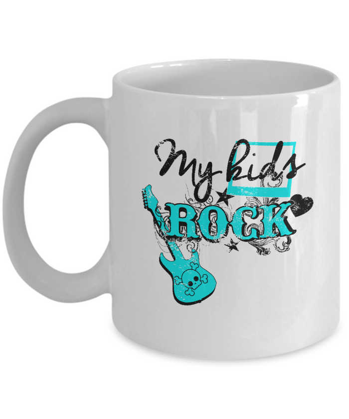 My Kids Rock Mug 11oz/15oz Shipping Included
