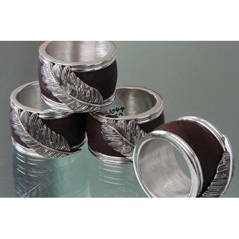 Napkin Ring Red Ochre (Set Of 4) - Usiba Lwe Nyoni Collection - Diana Carmichael-GoodiesHub