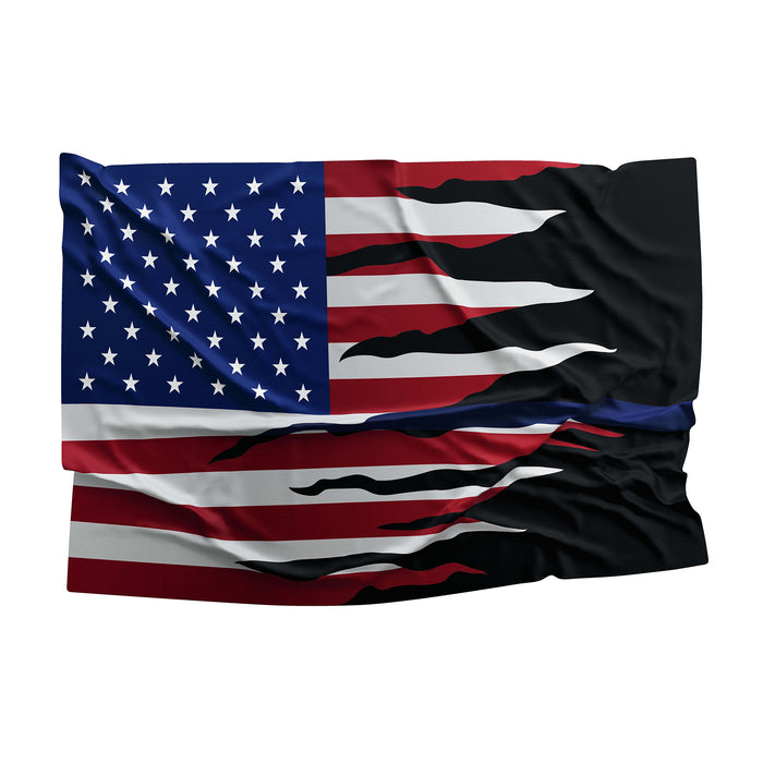 New York NYPD Police Flag Banner