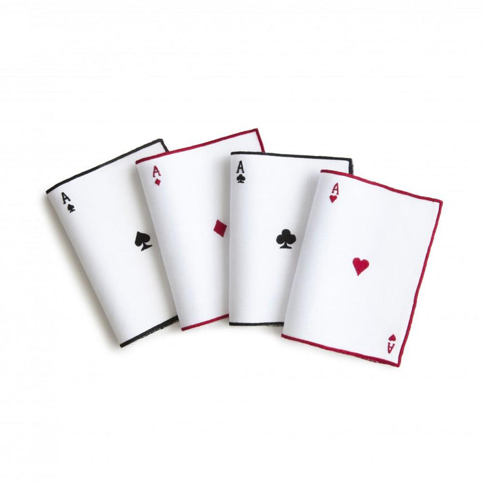 Playing Cards Cocktail Napkins-Julia B. Casa