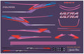 Polaris 1997 Indy Ultra Decal Kit