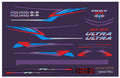 Polaris 1997 Ultra SP (Purple & Blue) Decal Kit