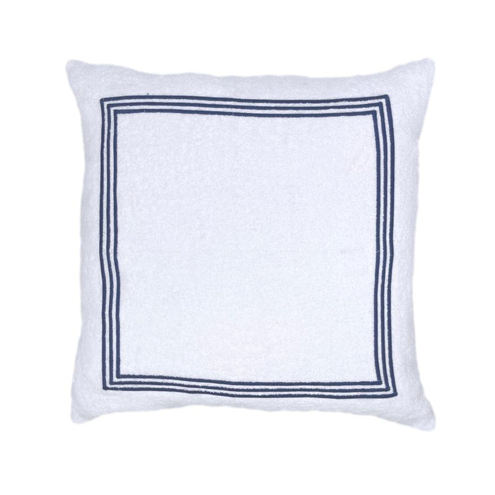 Portofino Pillow - Navy-Julia B. Casa