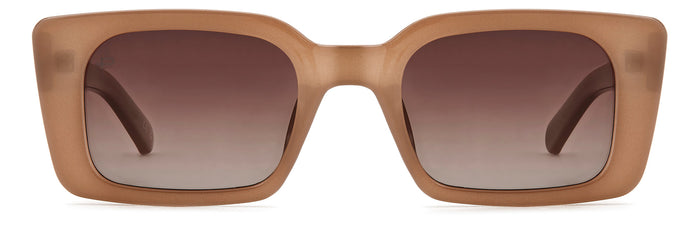 Prive Revaux Playa Linda/S Brown Nude/Brown Shaded Polarised Gradient #colour_brown-nude-brown-shaded-polarised-gradient