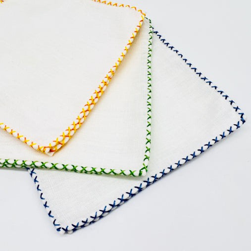 Punta Croce Coasters - Orange-Julia B. Casa