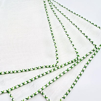 Punta Croce Coasters - Green-Julia B. Casa