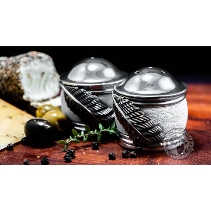 Salt & Pepper Cellars Ivory  - Usiba Lwe Nyoni Collection - Diana Carmichael