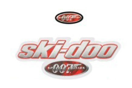 Ski-Doo James Bond Theme Small Logo Hood Decals