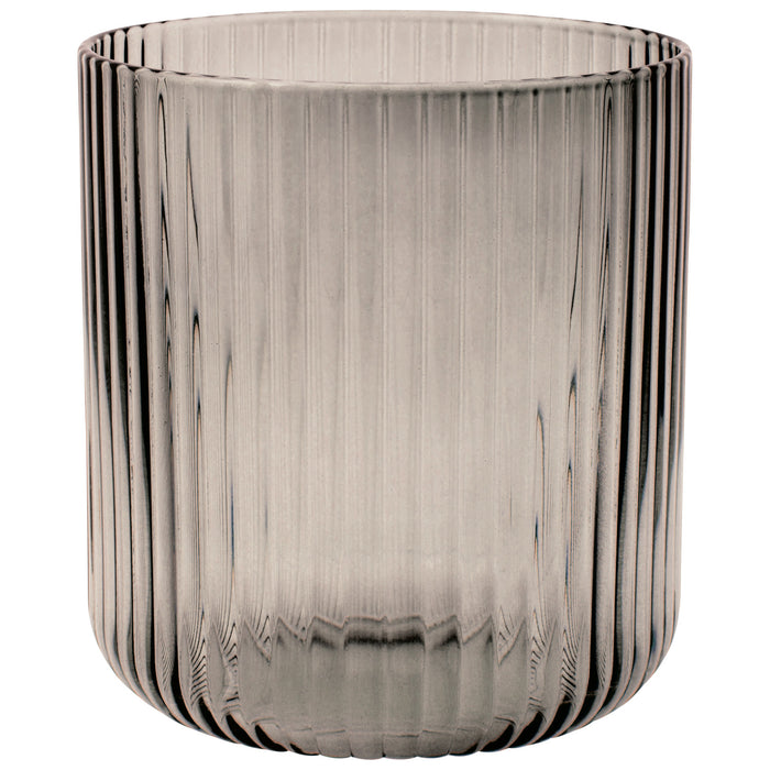 Fluted Glass 12 oz - Smoke - Nested Designs