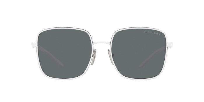 Prada SPR55Y White/Polarised Dark Grey #colour_white-polarised-dark-grey