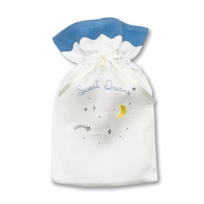 Sweet Dreams Water Bottle & Cover - Blue-Julia B. Casa