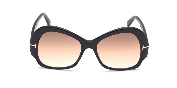 Tom Ford ZELDA TF874 Black/Brown Mirror #colour_black-brown-mirror