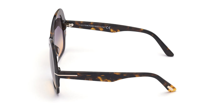 Tom Ford ZELDA TF874 Dark Tortoise/Grey Gradient #colour_dark-tortoise-grey-gradient