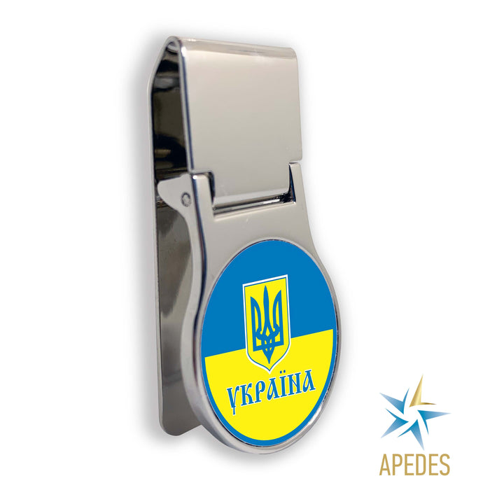 Ukraine Money Clip - Apedes Flags And Banners